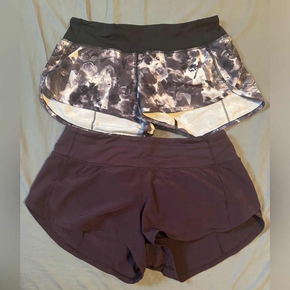 Lululemon Speed Short Bundle, Size 4